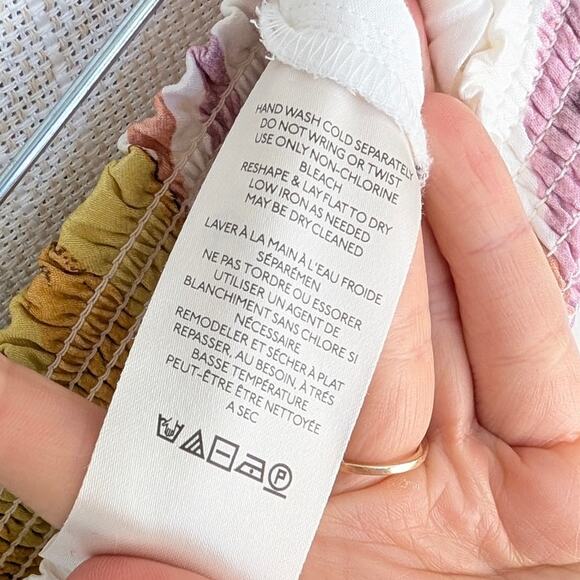 Maeve x Paul Rousso Fish/Floral Print High-rise Wide Leg Palazzo Pants, size M - Picture 10 of 10